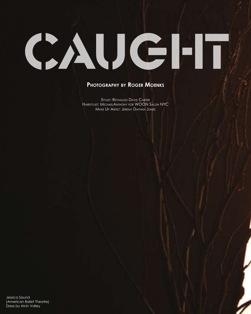 Caught, opening page in movmnt No. 1, Summer 2006, p. 46